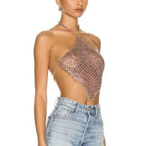 H:ours Oaklyn Chain Top - REVOLVE - Gold - S - NWT